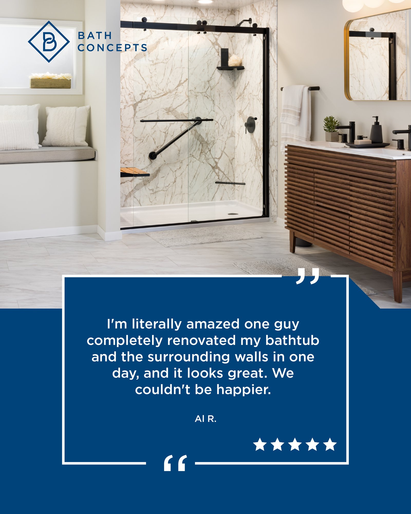 Bathroom testimonial