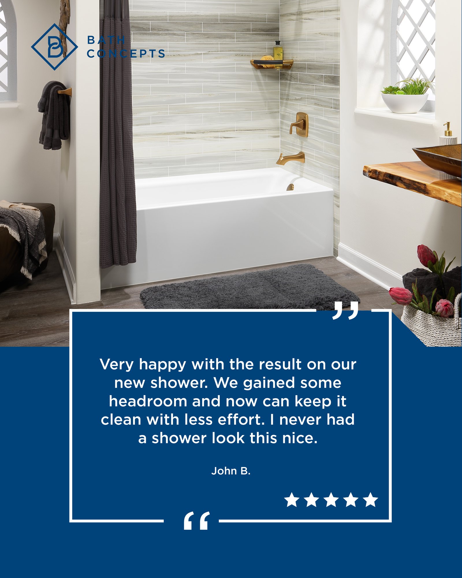 Bathroom testimonial