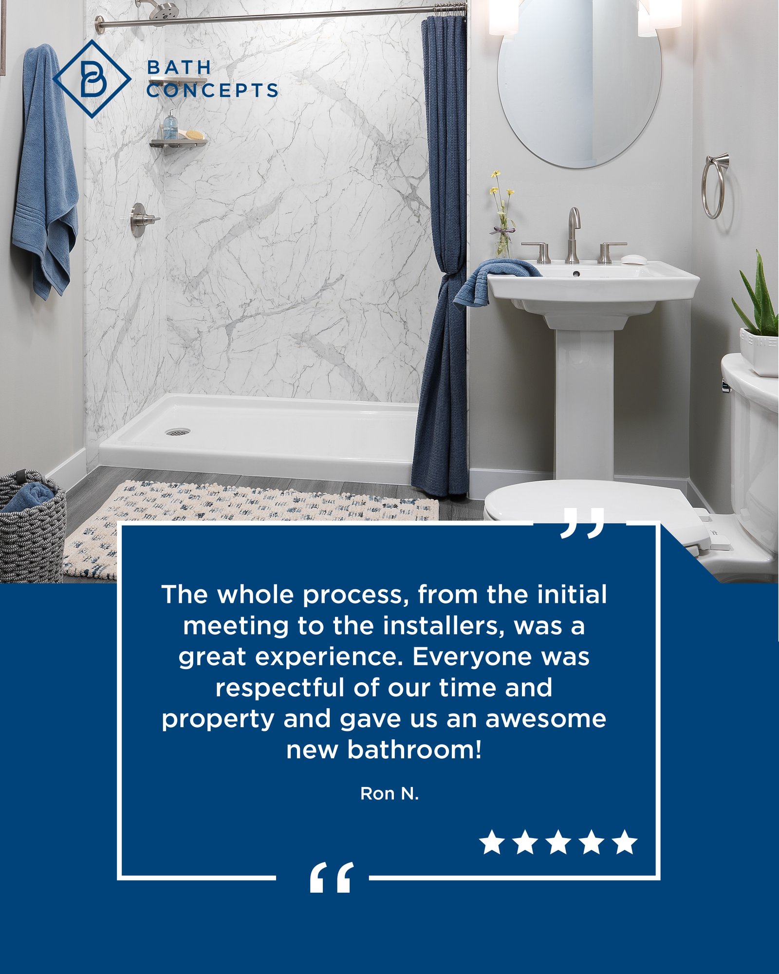Bathroom testimonial