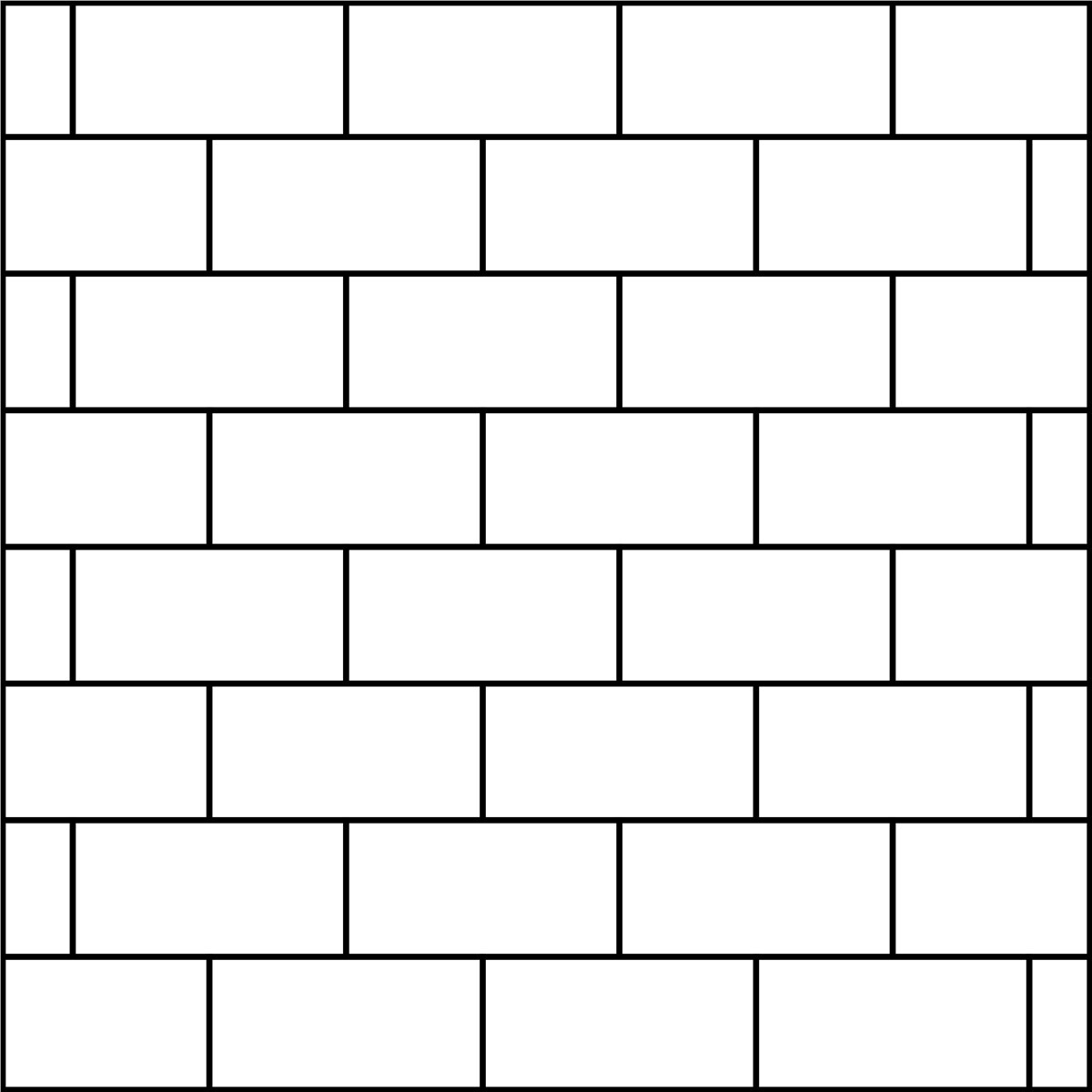 A white brick wall featuring abstract black lines creating a striking contrast in texture and design