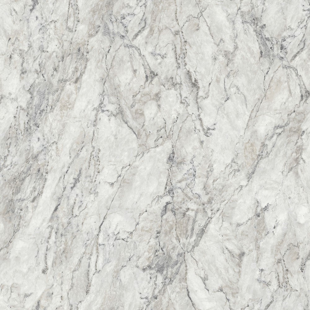 A white marble wall featuring a subtle gray marble pattern throughout its surface