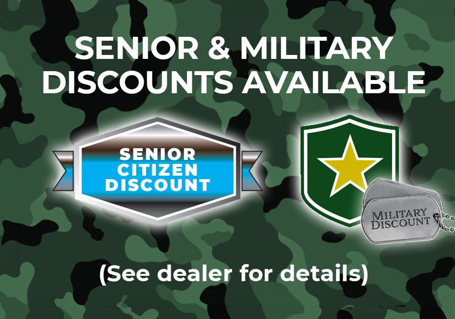senior & military discounts